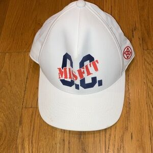 NWT G/FORE COUNTRY CLUB MISFIT WHITE SNAPBACK G4AF23H115 Flexfit 110 G LOGO HAT